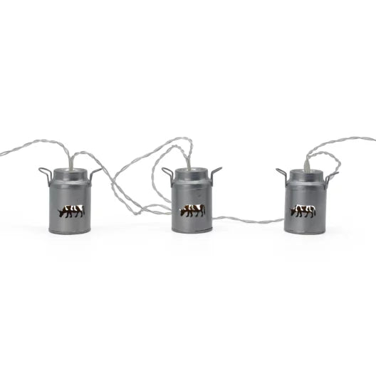 LED Lichterkette Milchkanne