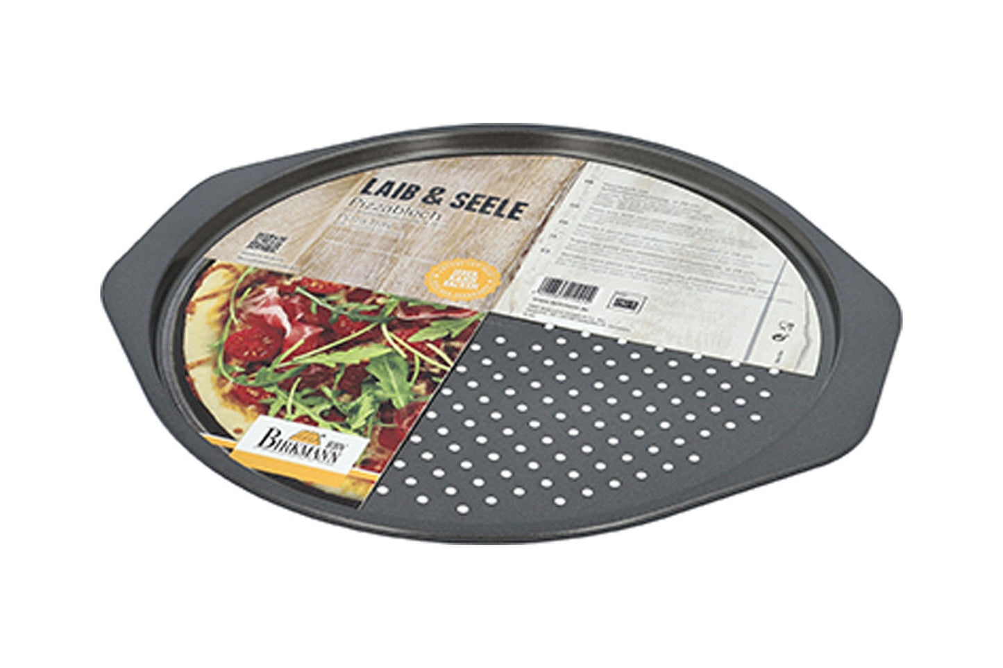 Laib & Seele, Pizzablech, Ø 28 cm, anthrazit