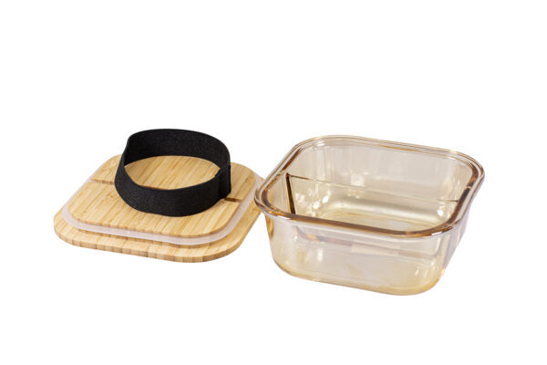 Lunchbox Glas mit Deckel “Frühlingshase” 2 Grössen