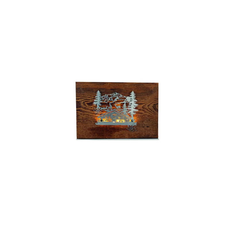Wanddekoration Alpenchic, div. Motive