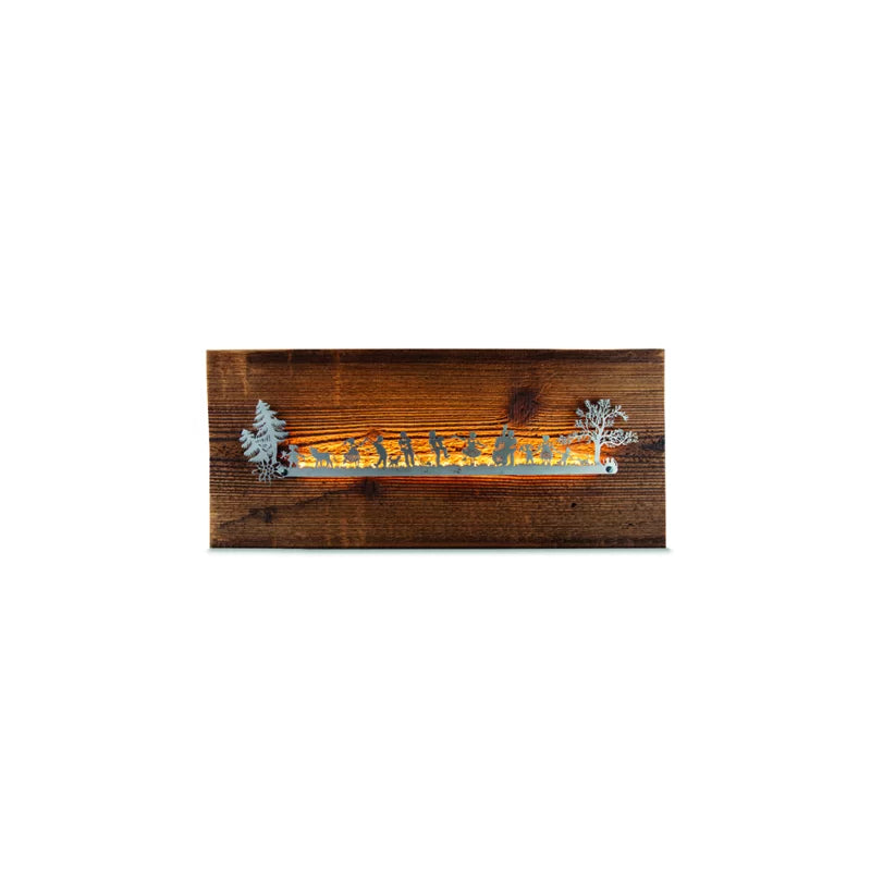 Wanddekoration Alpenchic, div. Motive