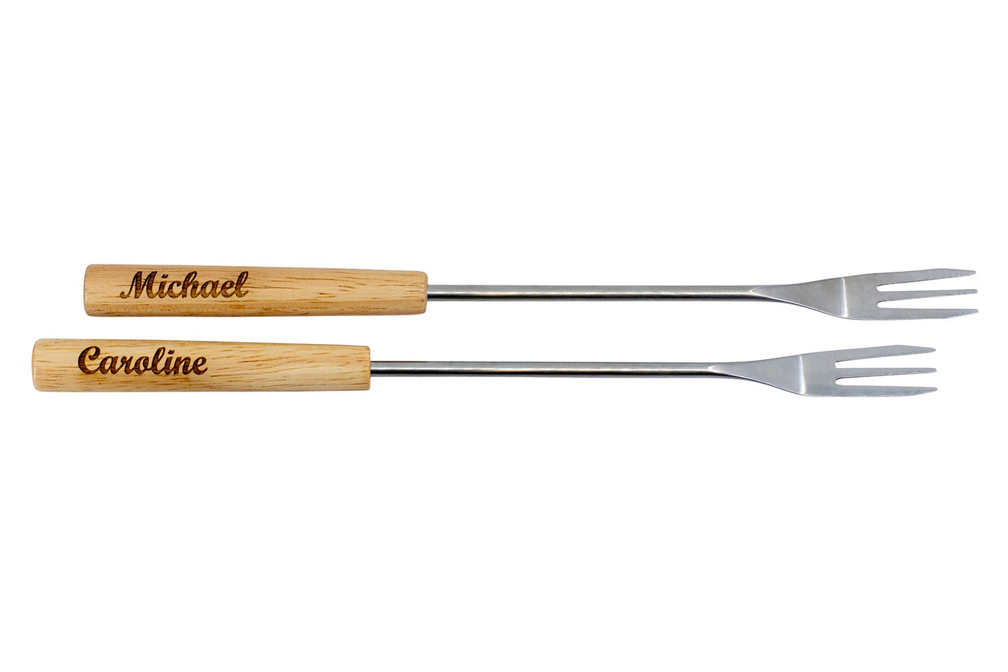 Fonduegabeln Element, personalisiert, 6 Stück