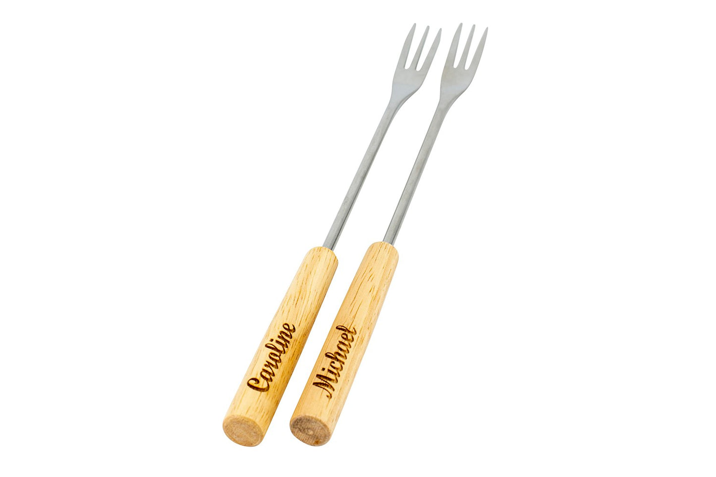Fonduegabeln Element, personalisiert, 6 Stück