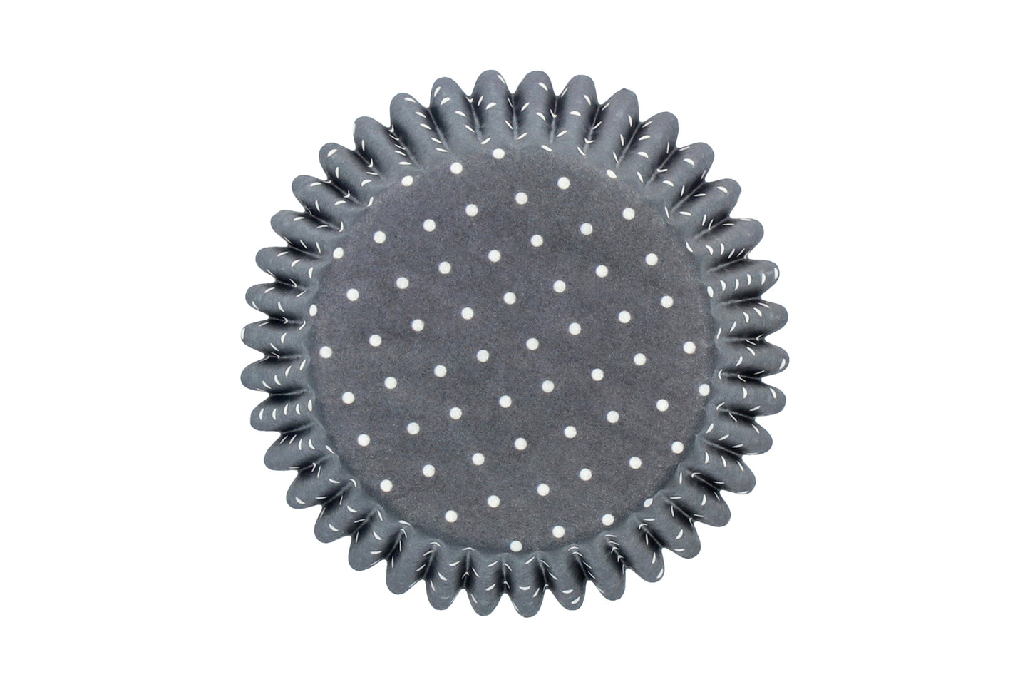 Papierbackförmchen 100 Stück, Ø 7 cm, grau