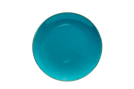 Vorspeisenteller "Fleurisse", petrol, Ø 21 cm