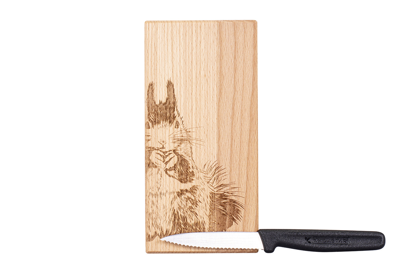 Messerbrett "Eichhörnchen", 18.5 x 9 x 2 cm