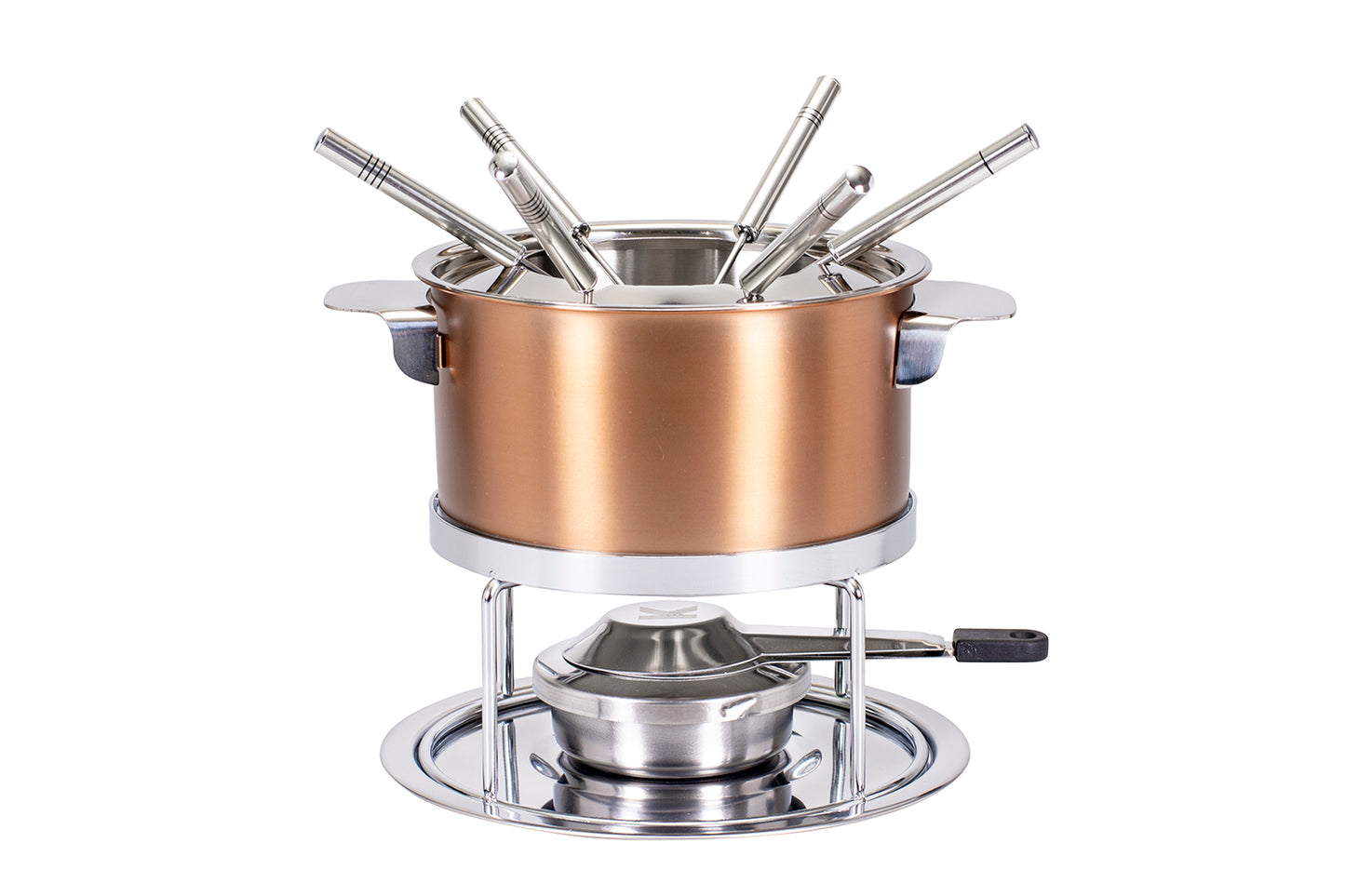 Fleischfondue-Set "Fino", kupfer, Ø 16.5 cm, 9-teilig