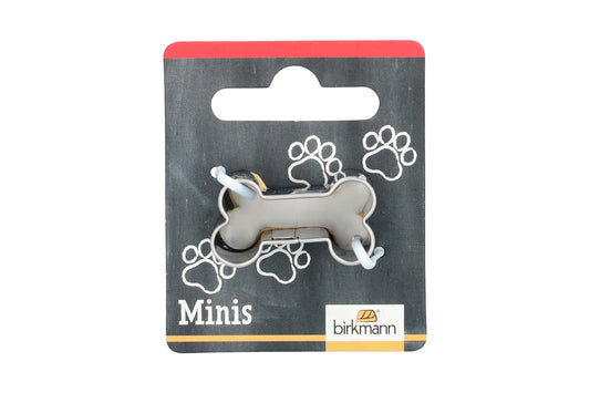 Mini Ausstechform "Knochen", Edelstahl, 3 cm. 5st