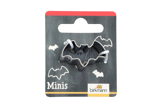 Mini Ausstechform "Fledermaus", Edelstahl, 3 cm. 5st