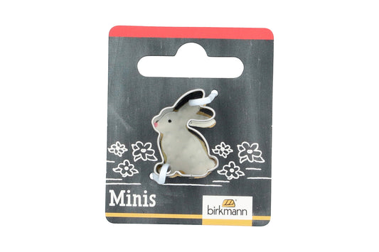 Mini Ausstechform "Hase", Edelstahl, 2,5 cm. 5st