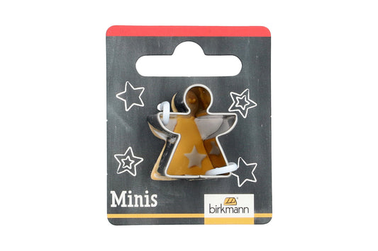 Mini Ausstechform "Engel", Edelstahl, 2,7 cm. 5st