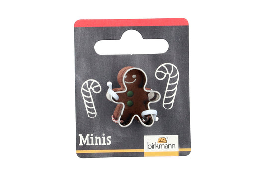 Mini Ausstechform "Gingerman", Edelstahl, 2,5 cm. 5st