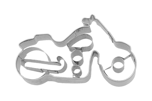 Ausstechform "Motorrad", 8 cm, Edelstahl. 5st