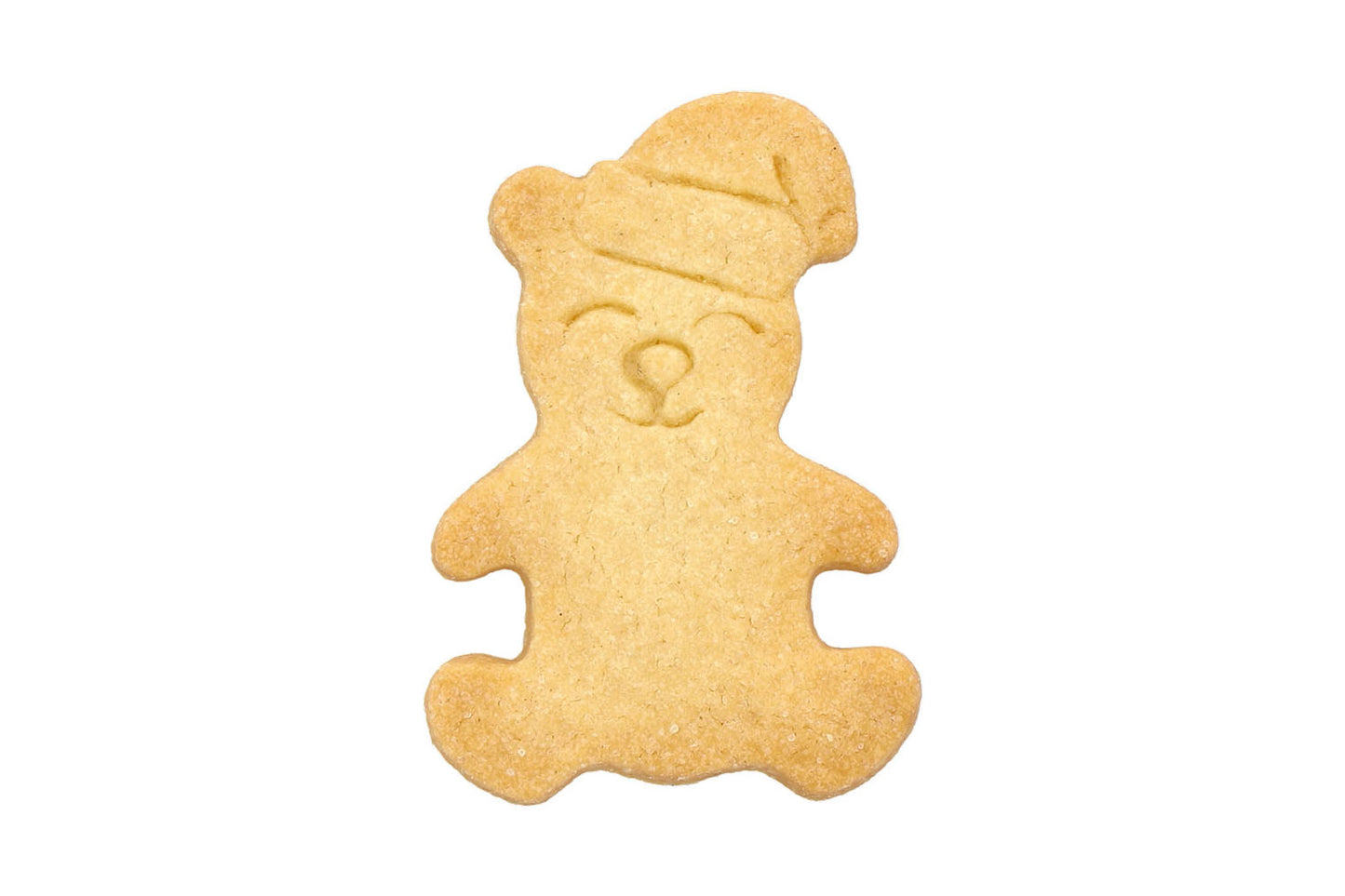 Ausstechform "Weihnachts-Teddybär", Edelstahl, 7 cm. 5st