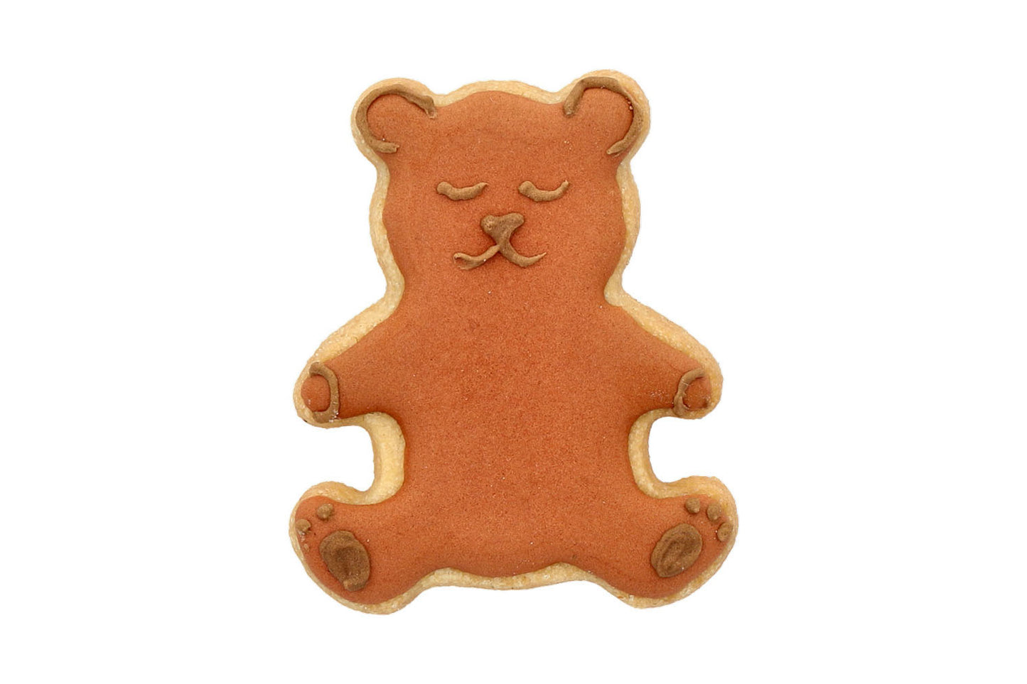 Ausstechform "Teddybär", 6,5 cm, Edelstahl. 5st