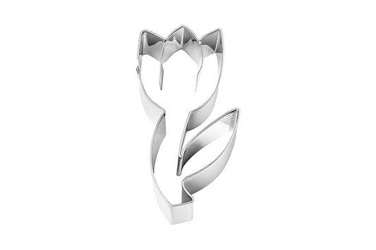 Ausstechform "Tulpe", Edelstahl, 6 cm. 5st