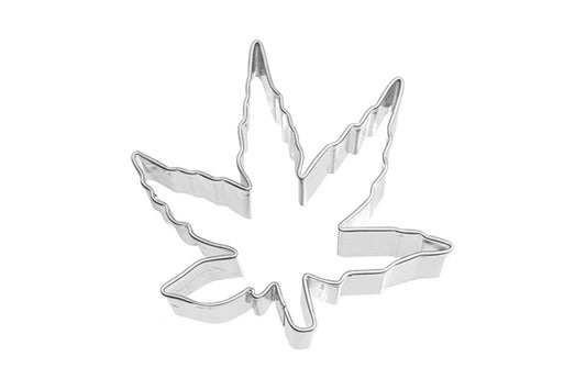 Ausstechform "Schwarz-Ahorn", Edelstahl, 6 cm. 5st