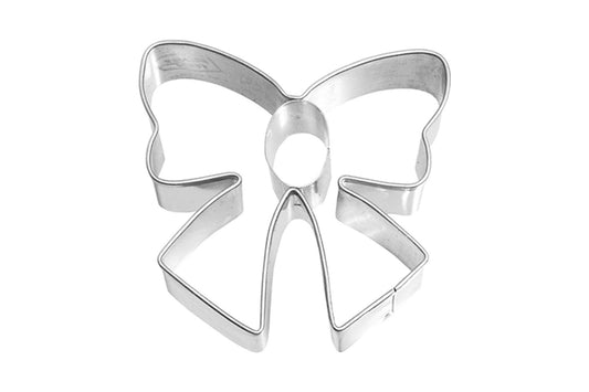 Ausstechform "Schleife", Edelstahl, 6,5 cm. 5st