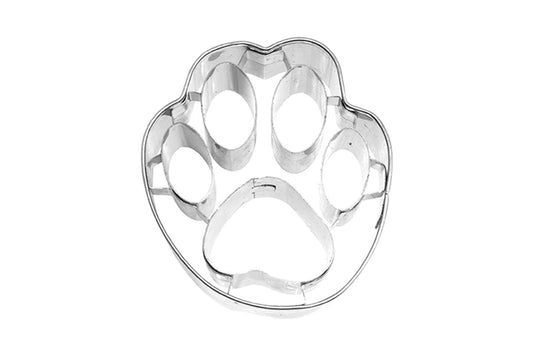 Ausstechform "Pfote", Edelstahl, 6 cm. 5st