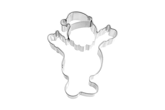Ausstechform "Santa Claus", Edelstahl, 8,5 cm. 5st
