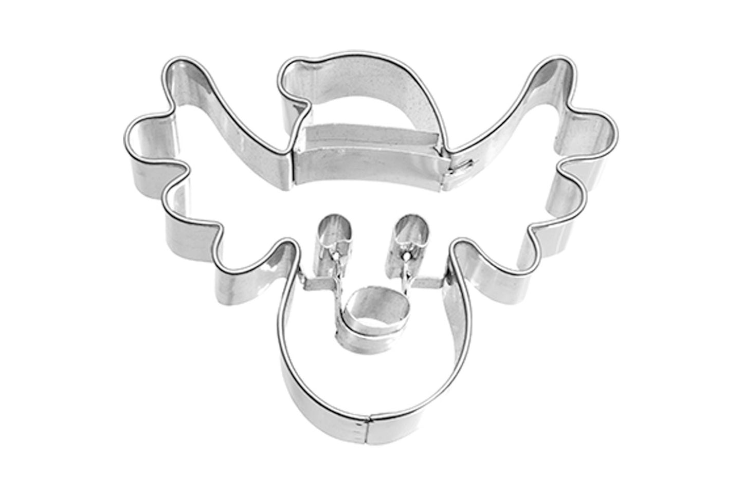 Ausstechform "Rentierkopf", Edelstahl, 8 cm. 5st