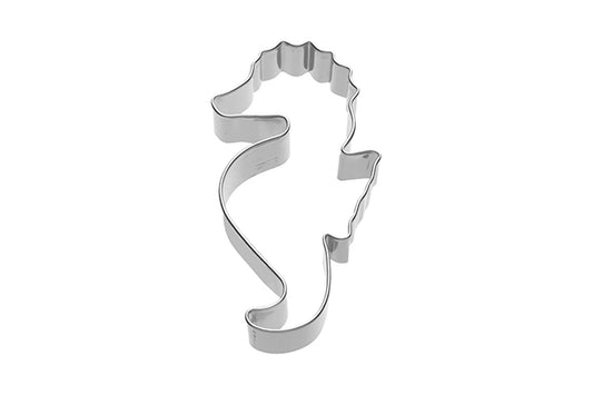 Ausstechform "Seepferdchen", Edelstahl, 9 cm. 5st