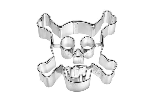 Ausstechform "Totenkopf", Edelstahl, 7 cm. 5st
