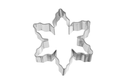 Ausstechform "Schneeflocke", Edelstahl, 6 cm. 5st