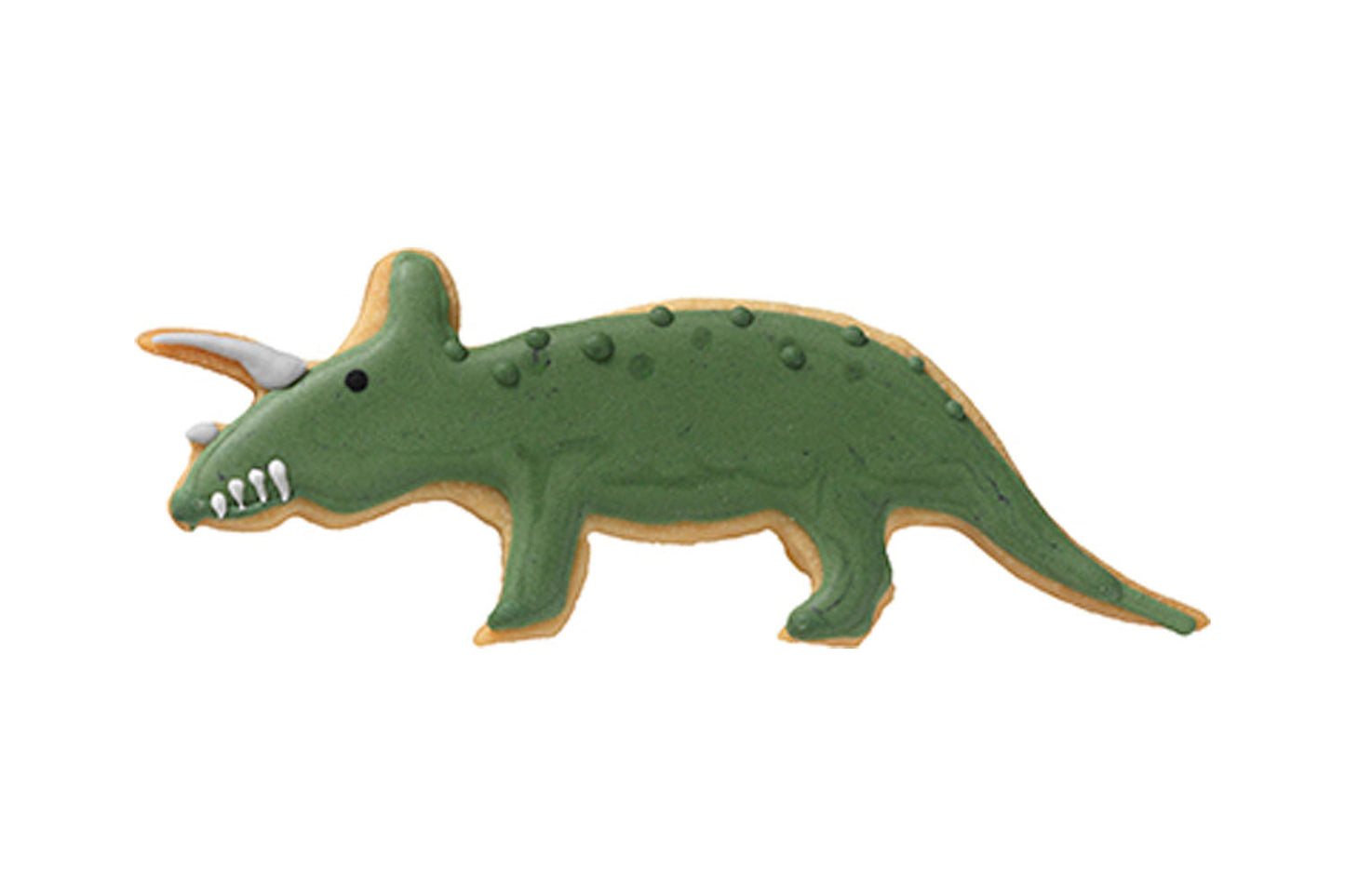 Ausstechform "Triceratops", Edelstahl, 14 cm. 5st