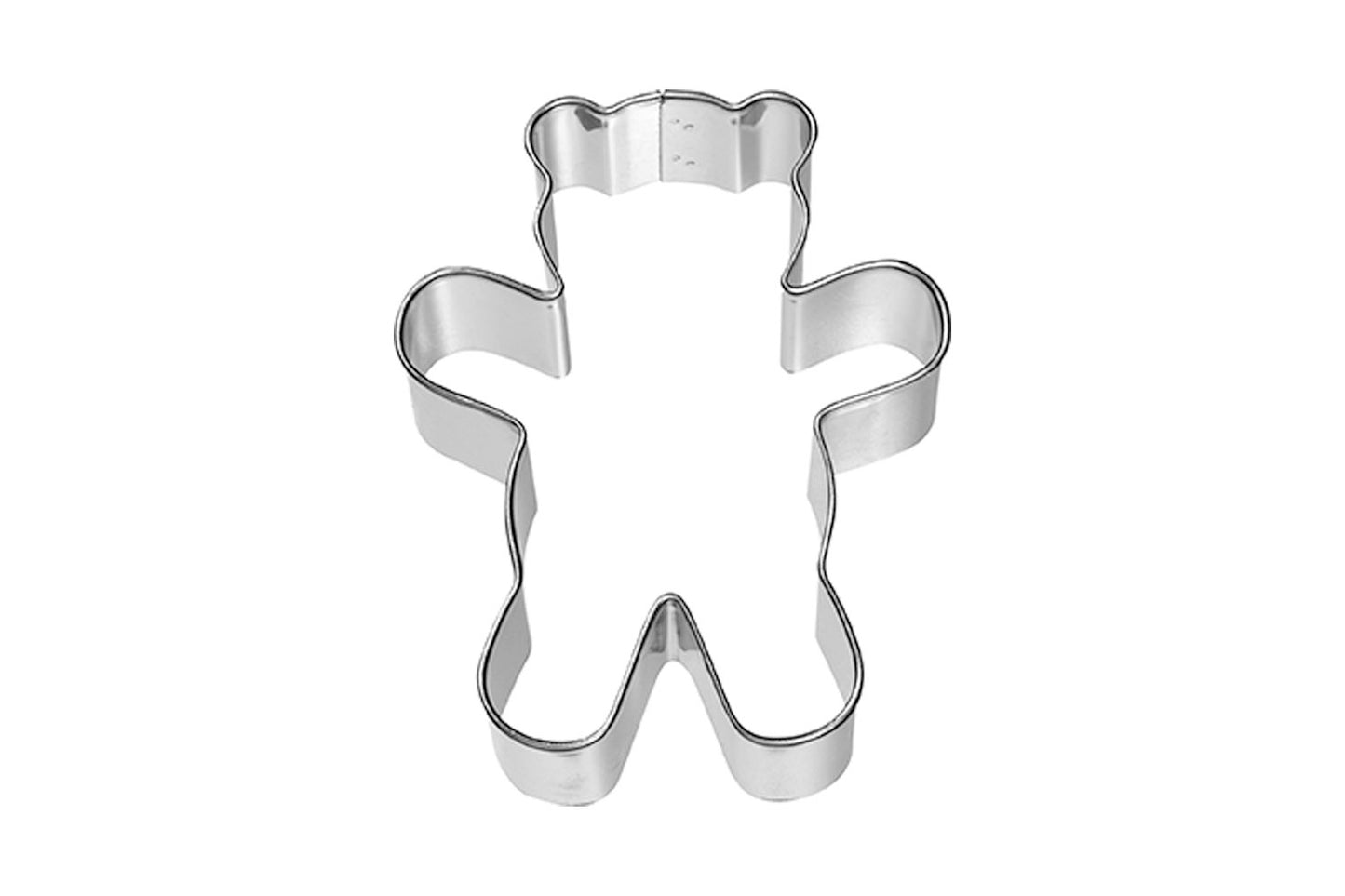 Ausstechform "Teddy-Bär", Edelstahl, 4,5 cm, 5st