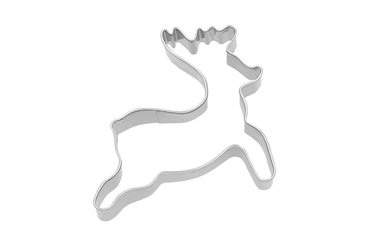 Ausstechform "Rentier", Edelstahl, 6,5 cm, 5st