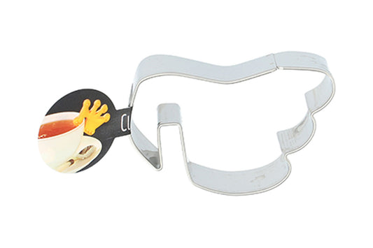 Ausstechform "V.I.P. Engelsflügel" Edelstahl, mit Hangtag, 6,7 cm, 5st
