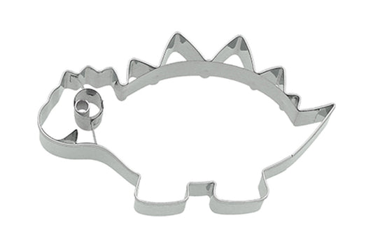Ausstechform "Stegosaurus", Edelstahl, 10 cm, 5st