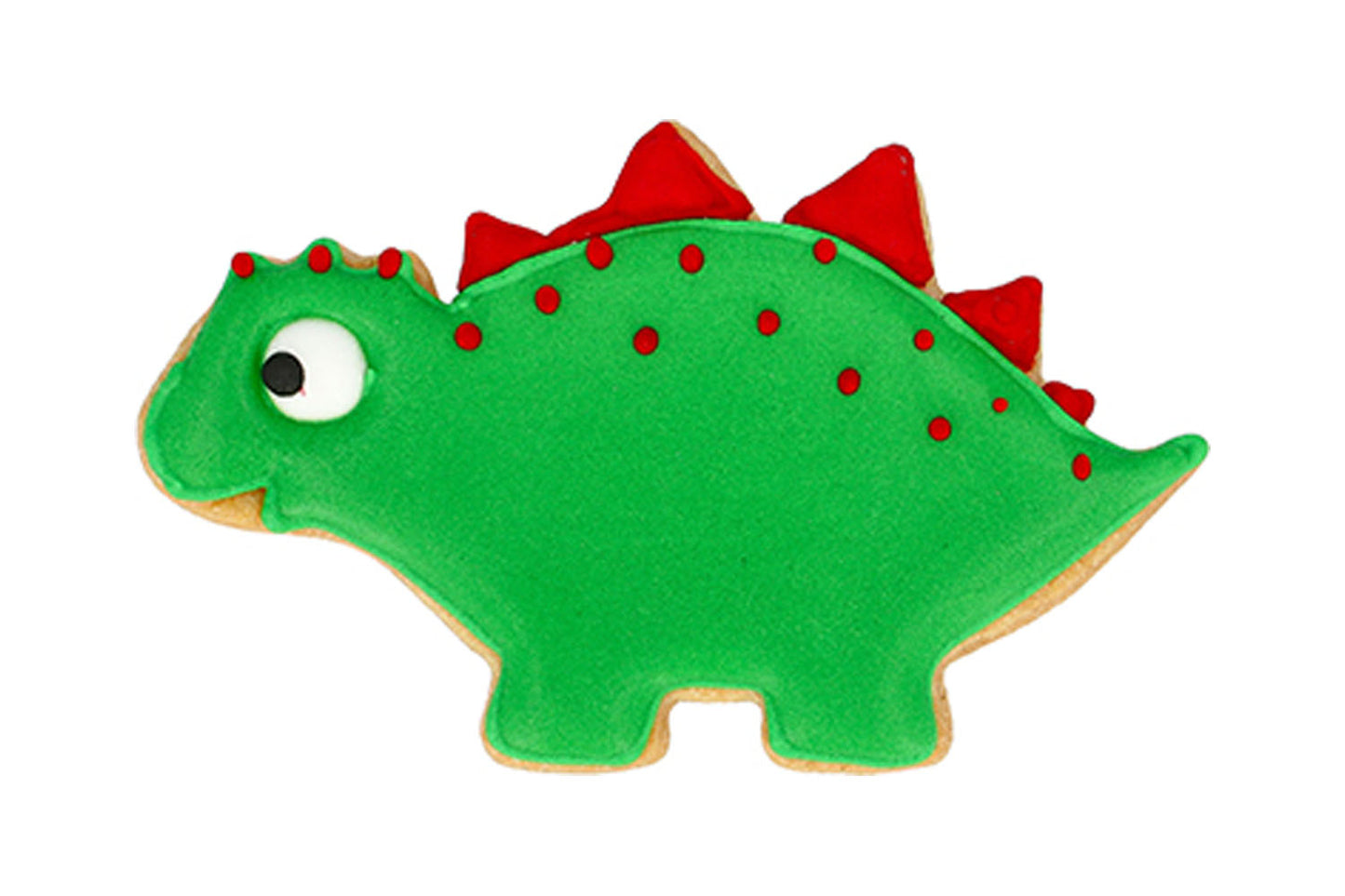 Ausstechform "Stegosaurus", Edelstahl, 10 cm, 5st
