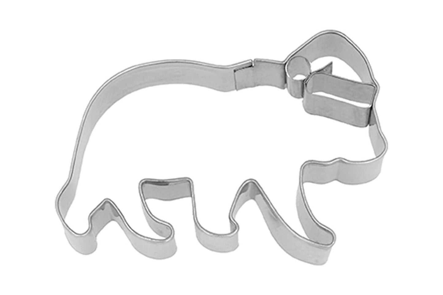 Ausstechform "Weihnachts-Eisbär", Edelstahl, 9 cm, 5st