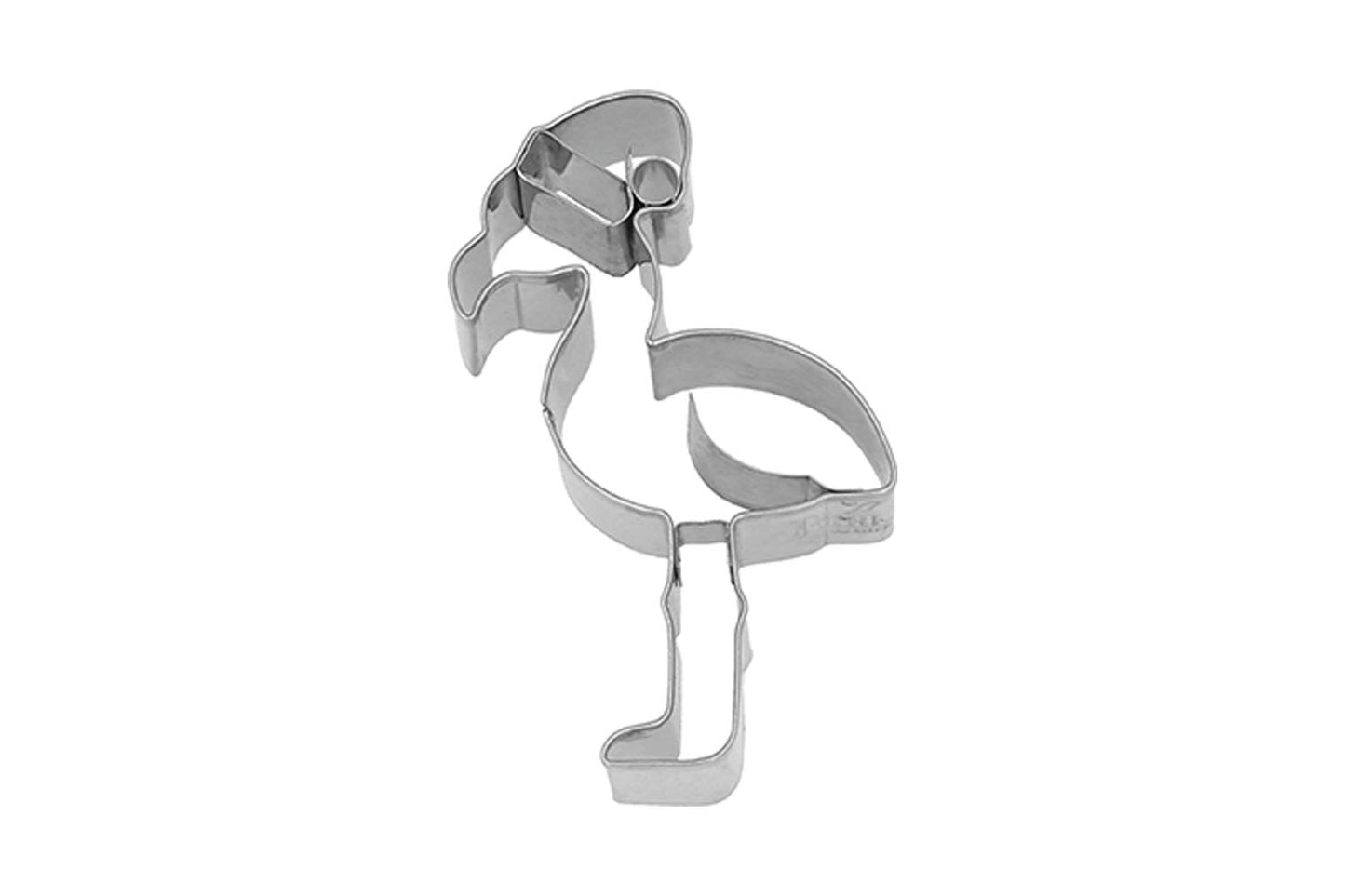 Ausstechform "Weihnachts-Flamingo", Edelstahl, 8 cm, 5st