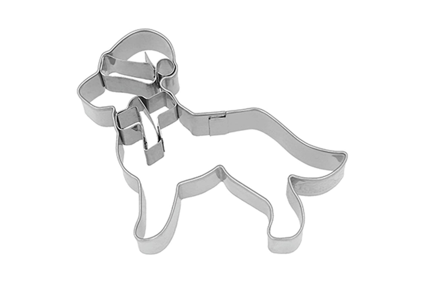 Ausstechform "Weihnachts-Retriever", Edelstahl, 9 cm, 5st