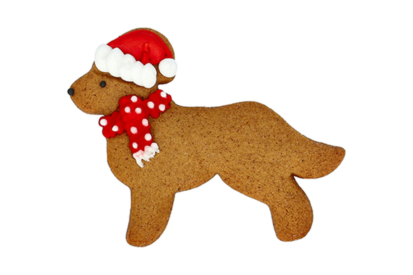 Ausstechform "Weihnachts-Retriever", Edelstahl, 9 cm, 5st
