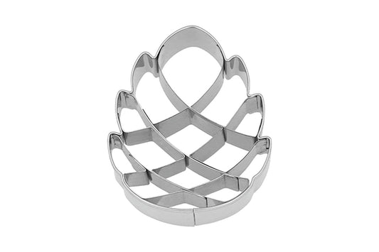 Ausstechform "Pinienzapfen", Edelstahl, 6 cm, 5st