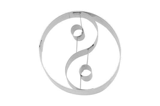 Ausstechform "Yin Yang", Edelstahl, 6 cm, 5st