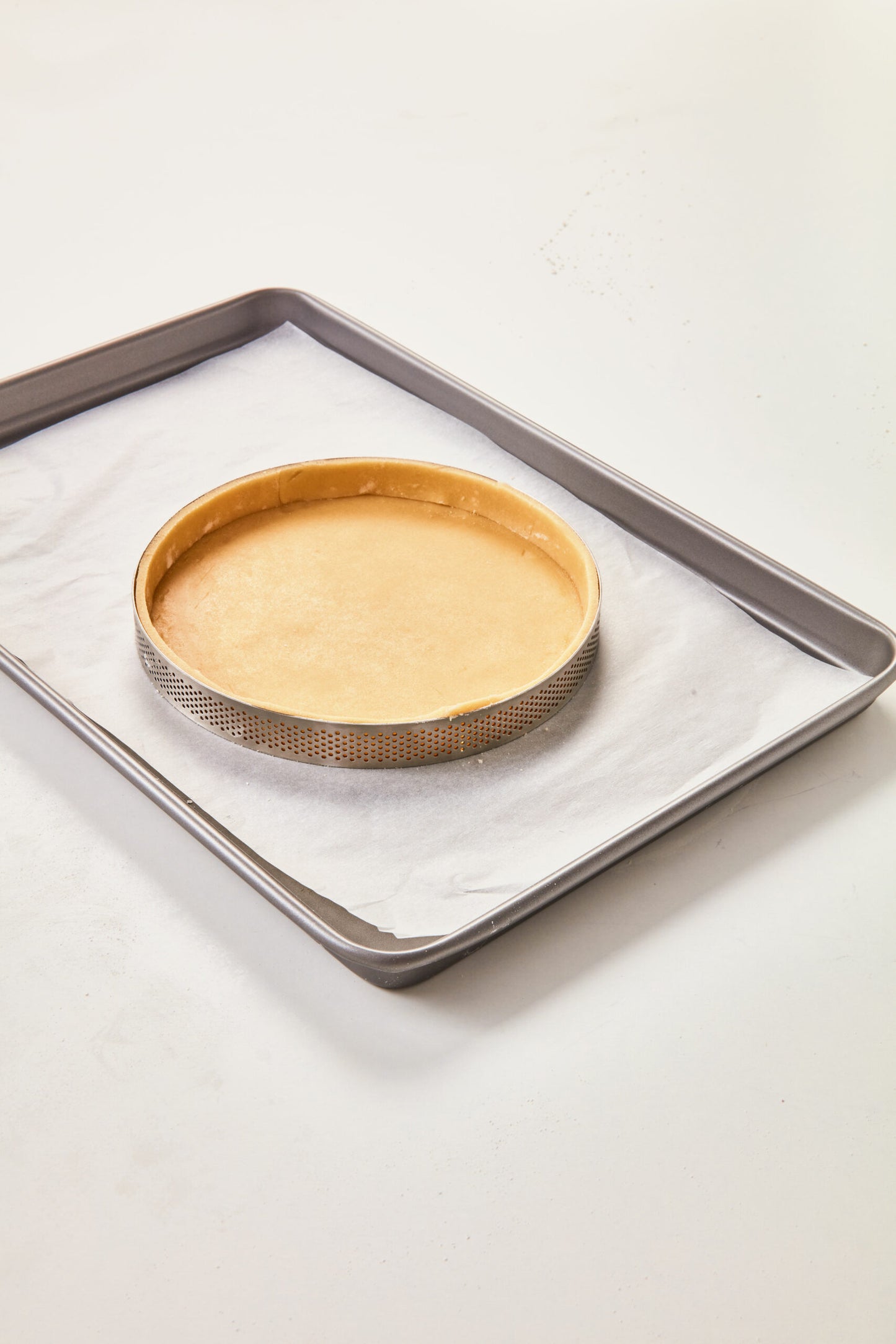 Back- und Tortenring, perforiert, Ø 28 cm, Edelstahl