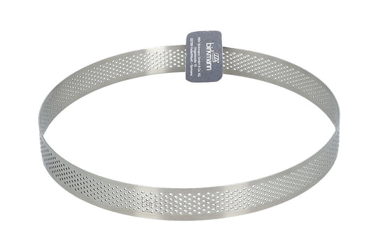 Back- und Tortenring, perforiert, Ø 28 cm, Edelstahl