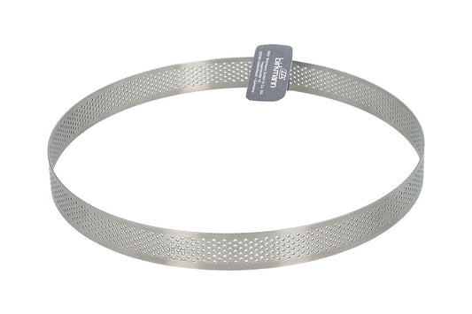 Back - und Tortenring, perforiert, Ø 20 cm, Edelstahl
