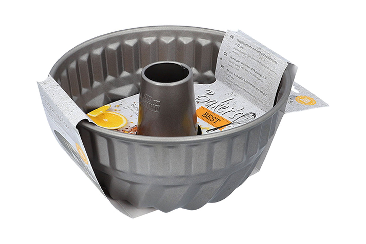 Bakers Best, Gugelhupfform, Ø 22 cm, grau