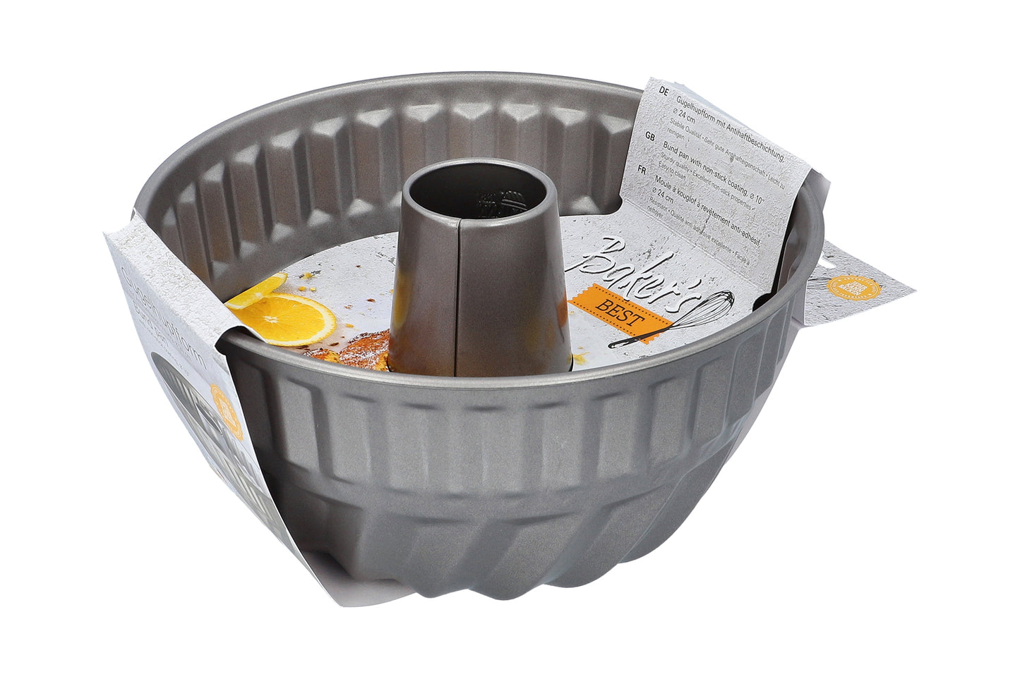 Bakers Best, Gugelhupfform, Ø 24 cm, grau