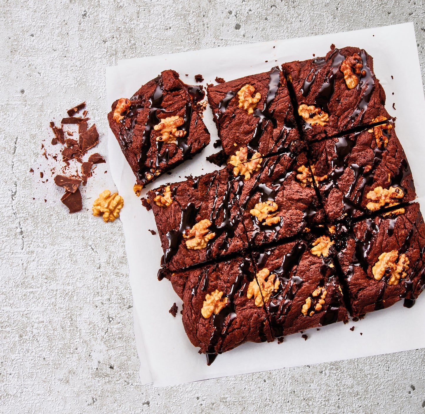 Bakers Best, Brownie- und Kuchenform, 20 x 20 cm, grau