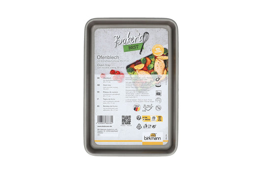 Bakers Best, Ofenblech, 25 x 17 cm, grau