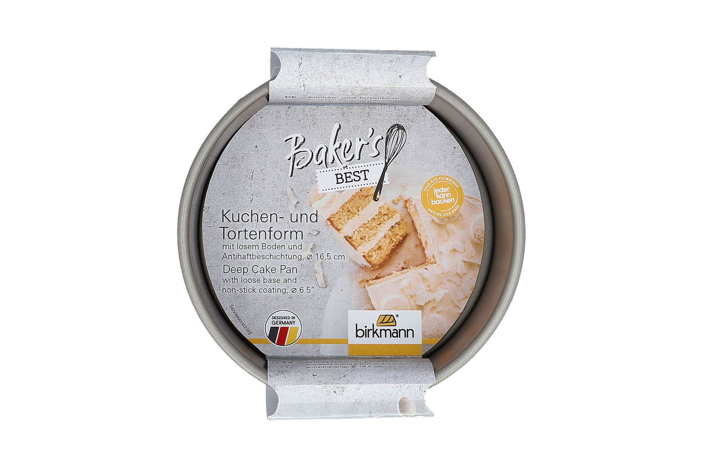 Bakers Best, Kuchen- und Tortenform, Ø 16,5 cm, grau