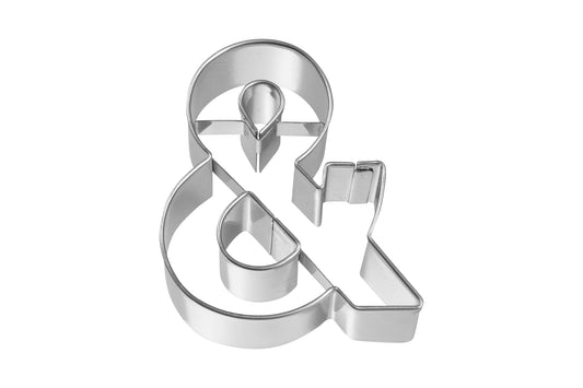 Ausstechform "&-Zeichen", Edelstahl, 6 cm, 5st