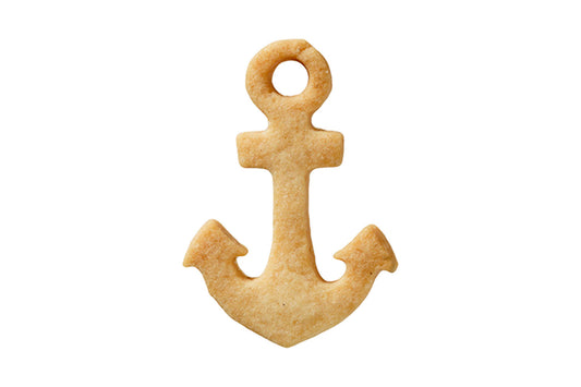 Ausstechform "Anker", Edelstahl, 5,5 cm, 5st
